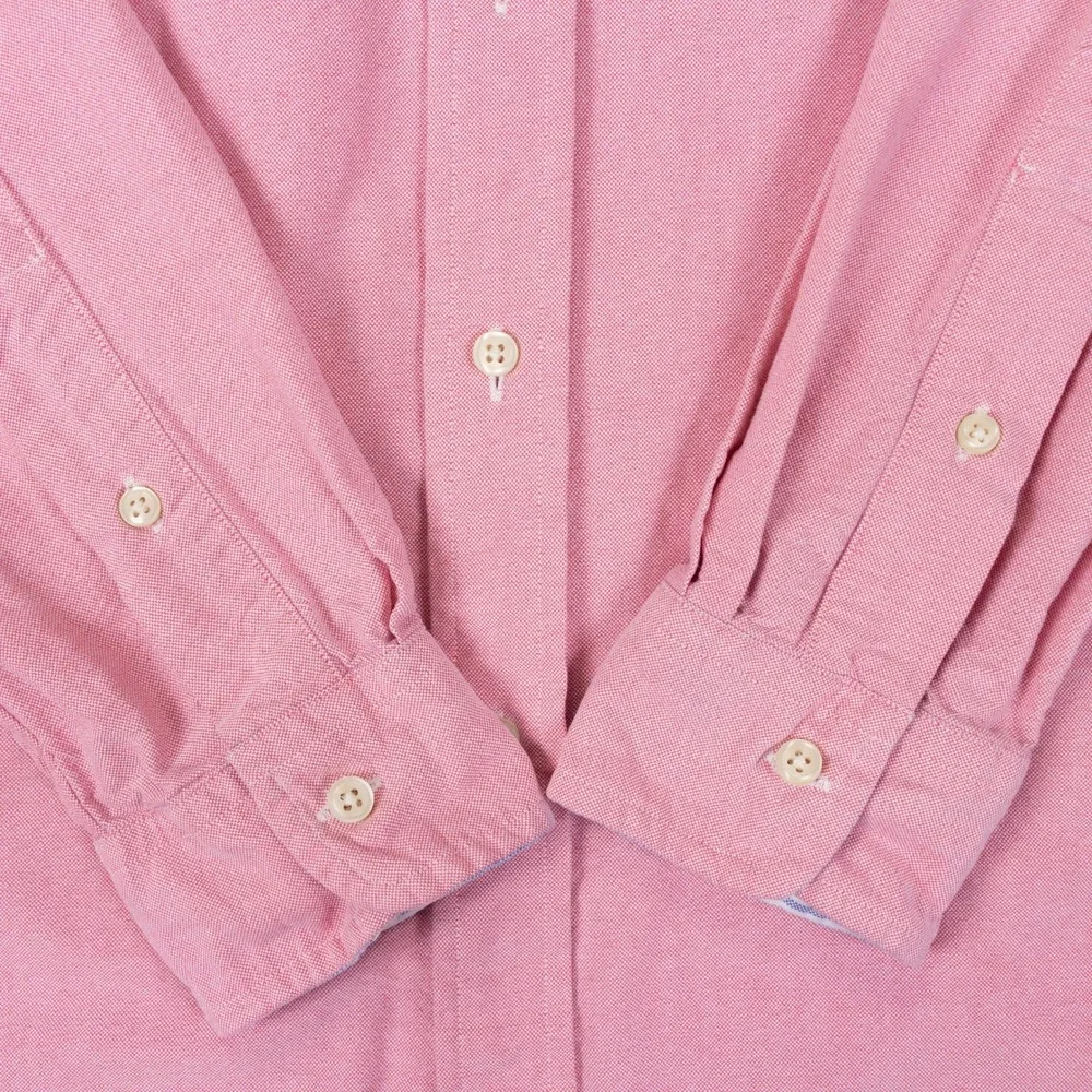 Polo Ralph Lauren Shirt Classic Fit Mens M Light Red Oxford Button Down Logo